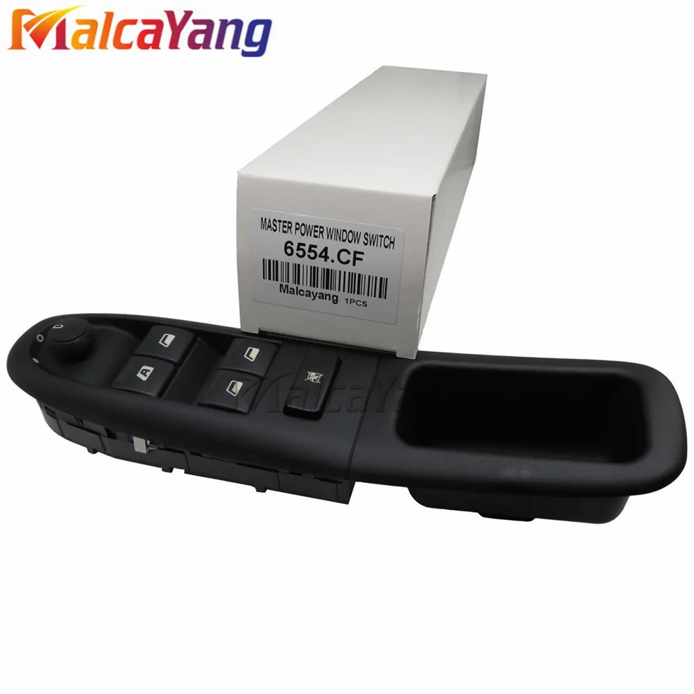 

6554CF Front Left Electric Window Switch Control for Peugeot 406 1999 2000 2001 2002 2003 6554.CF