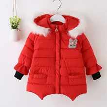 Winter Children Jacket Hoodies children coat Girls Clothes Kids jackets Toddler Outerwear Warm Coat for girls