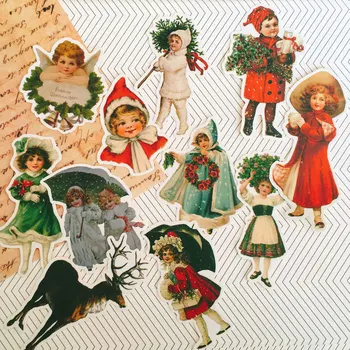 

15Pcs/Pack Vintage European Angel Baby Sticker DIY Craft Scrapbooking Album Junk Journal Happy Planner Decorative Stickers