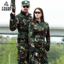 Военная Униформа спецназ Открытый камуфляж костюм обучение CS боевой охота одежда куртка с длинными рукавами+ брюки для мужчин и женщин