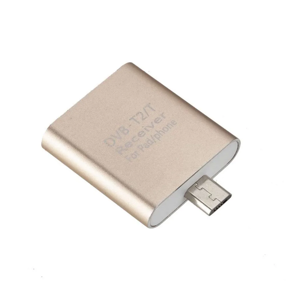 Android ТВ DVB T2 высокой четкости микро USB ключ T HD цифровой тюнер приемник для телефон
