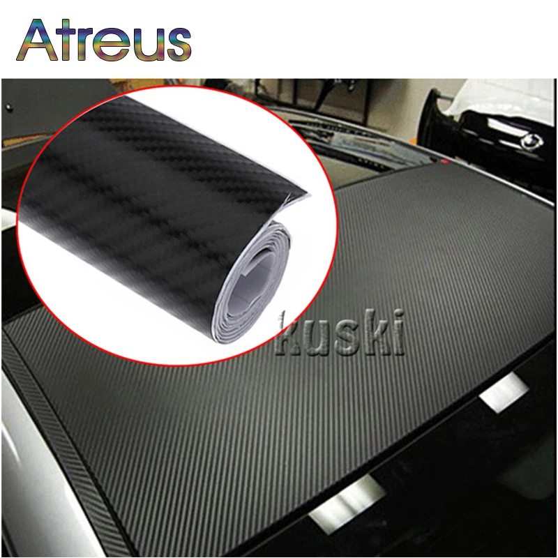 Стикеры Atreus из углеродного волокна 30 см x 127 Стайлинг автомобиля наклейки для Jeep