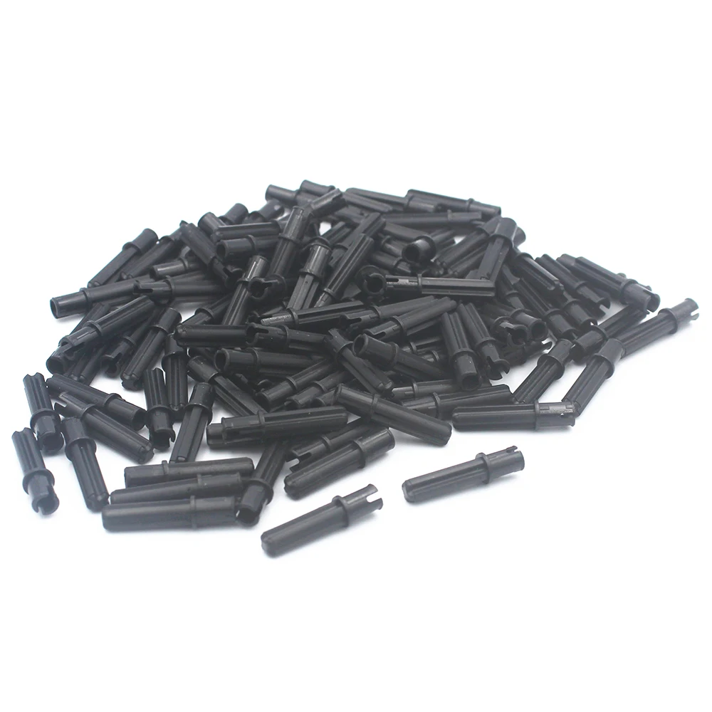 

ETFOM Technic Parts 100pcs CROSS AXLE 2M W. SNAP W. FRIC. compatible with lego for kids boys toy ET18651