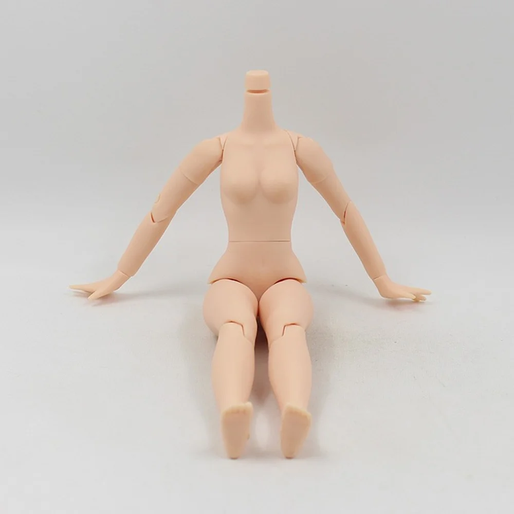 Шарнирное тело 8,5 дюйма для детей возрастом от 12 дюймов кукла Blyth с большой грудью натуральную кожу подходит для собственными руками Сделай Сам
