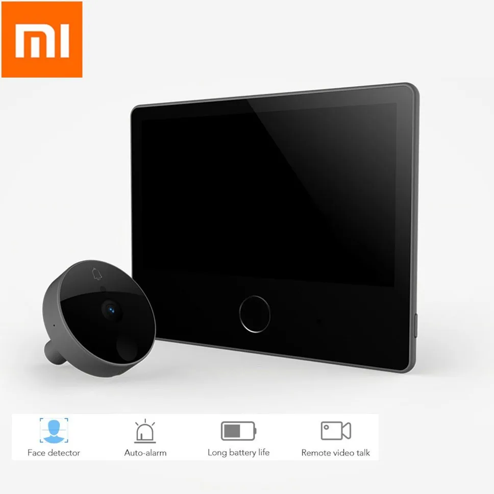

Original Xiaomi Smart Loock Doorbell Camera 7 Inch Large Screen 720P HD Video Door Bell Smart Alarm Night Vision