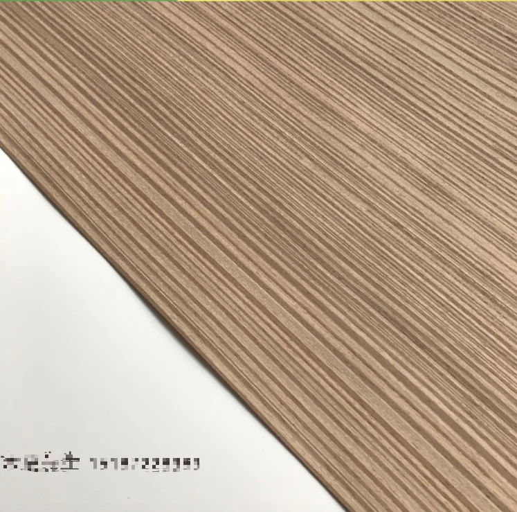 1Piece  L:2.5meters Width:55cm Technology Wood Skin Straight Lines Wood Veneer