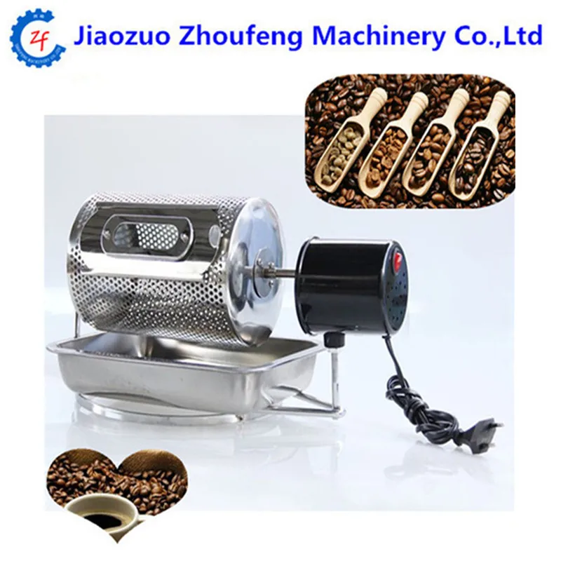 Electric stainless steel coffee beans roaster mini coffee roasting