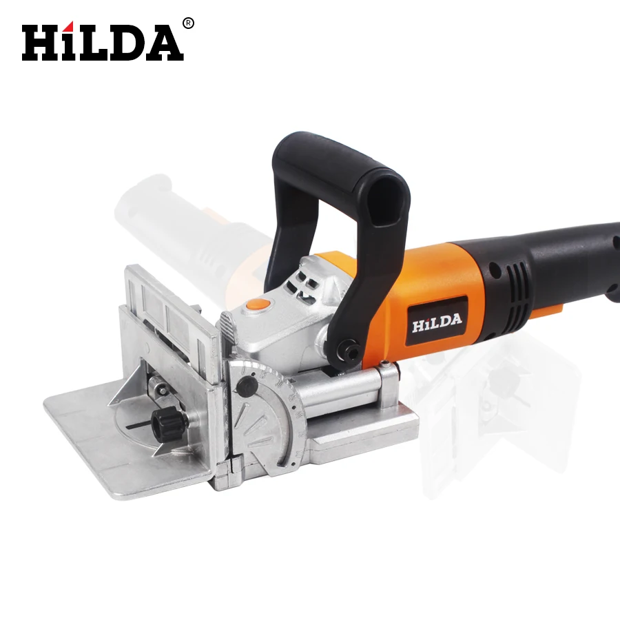 Comprare HILDA 760W Biscotto Jointer Elettrico Strumento di Lavorazione Del Legno Tenonatrice Macchina Del Biscotto Macchina Di Puzzle Macchina Groover Motore di Rame
