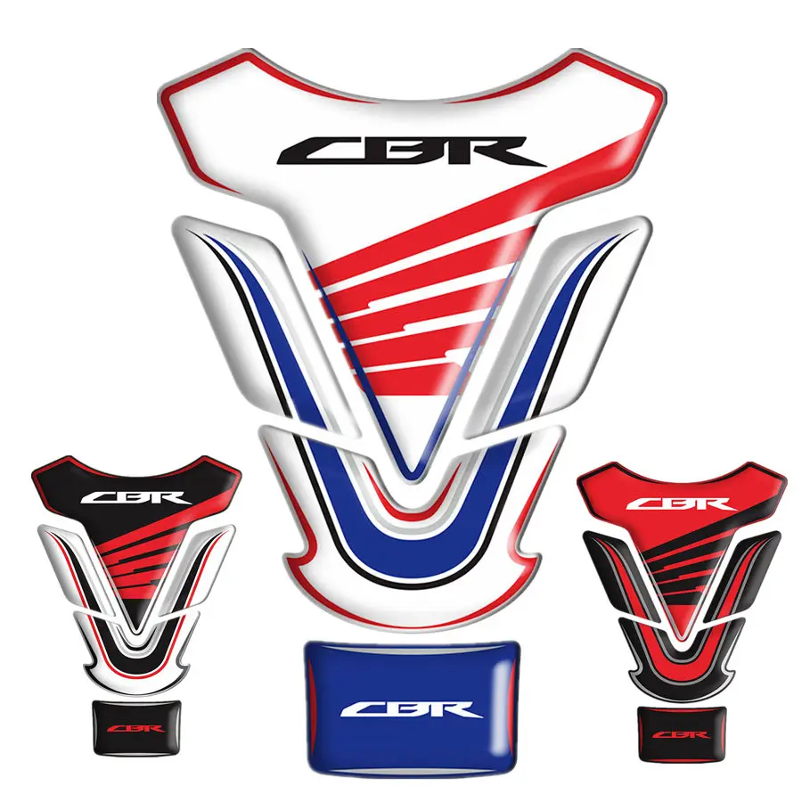 3D Motorcycle Case Tank Protector Decal Sticker for Honda CBR600