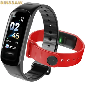 

Sport Bracelet Watch Women Men BINSSAW LED Waterproof Smart Wrist Band Heart rate Blood Pressure Pedometer Watch For Android iOS