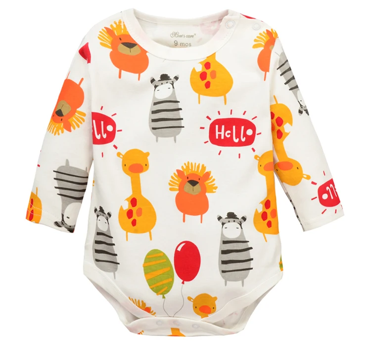 

Cartoon Baby Rompers Long Sleeve Baby Wear baby clothes Jumpsuit Cotton Baby Boys Girls Clothes Roupas De Bebes Infantil