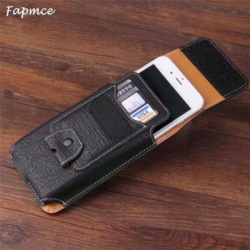 

Universal Belt Clip Phone Bags Leather Case For iMan i5800C i6800 i5800 i8800 i6 iNew I9 Pandora R9 Fire1 Cover With Card Slot