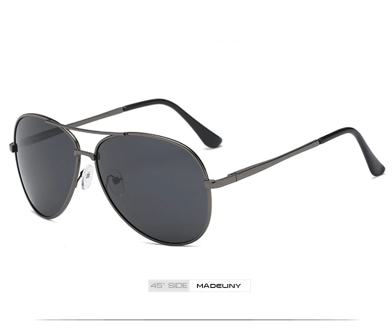 MADELINY классические мужские солнцезащитные очки Пилот поляризационные мужские солнцезащитные очки Брендовые дизайнерские очки gafas oculos de sol masculino MA112