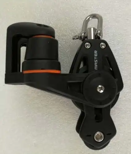 Парусник аппаратные средства 35 мм 1 3/" один Поворотная Скоба скрипка угол Fairlead зажимы блок BP-3521FE