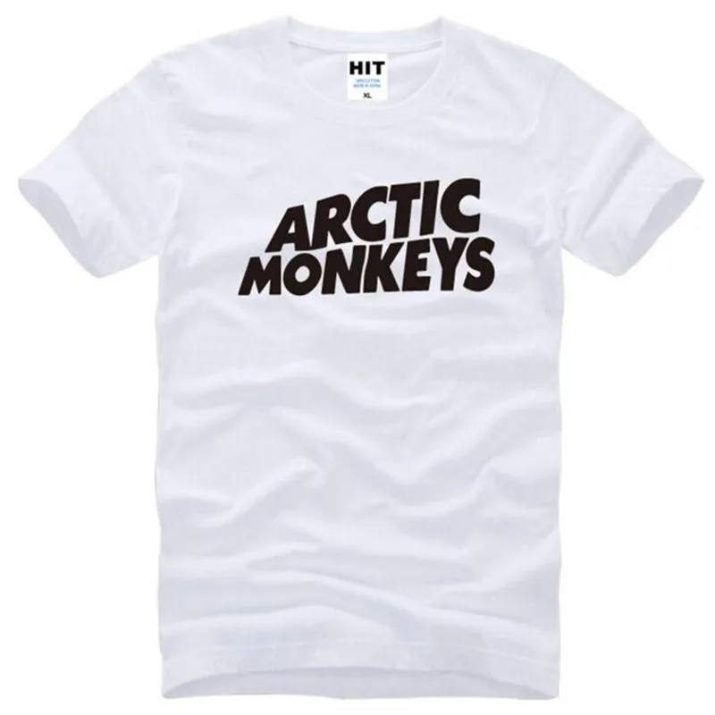 Rock Arctic Monkeys с буквенным принтом Мужская футболка Летняя новая хлопковая футболка с коротким рукавом Футболка Camisetas Hombre