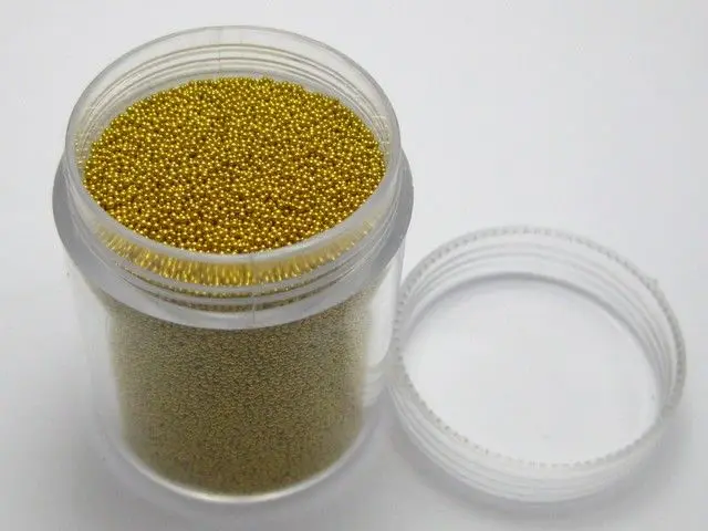 50Gram Green Glass Micro Beads Microbeads No-hole Embellishment Storage Box