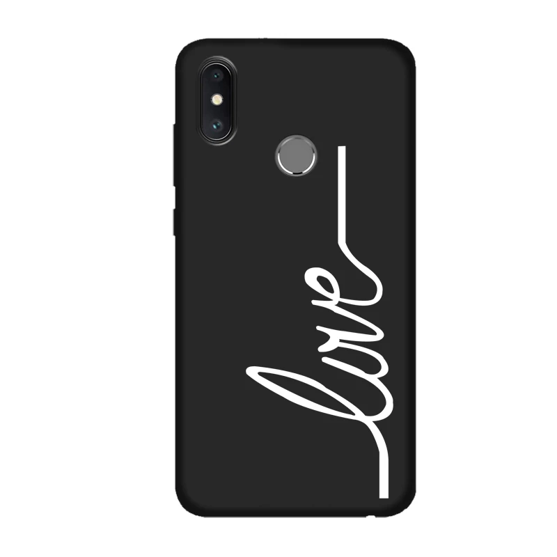Love 5 black case Чехол для пар для xiaomi redmi note 7 6 5 Huawei Honor 8 Pro 8A 7A 6a 5a 4a S2 мягкие Мультяшные из ТПУ чехол для xiaomi mi 9 Honor 8 lite A3 A2 A1 5X 6X - Цвет: Love 5 black case