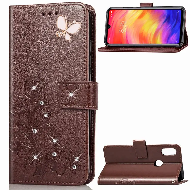 

Wallet Phone Bag for Xiaomi Mi 9 SE 8 Lite Play Pocophone F1 Bling Leather Flip Case for Redmi Note 7 6 pro 6a S2 GO Cover