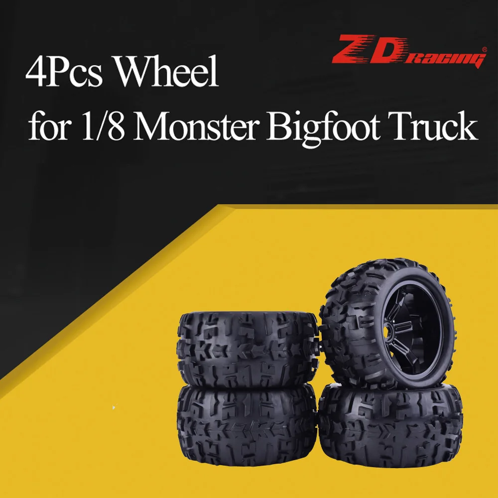 4 шт. ZD Racing 150 мм обод колеса и шины 17 шестигранный концентратор для 1/8 грузовик Monster