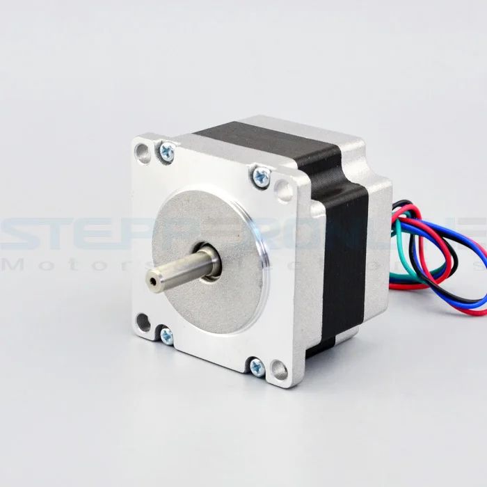 

Nema 23 Stepper Motor 4-lead 42mm 57 Step Motor 0.88A 0.6Nm(85oz.in) 6.35mm Shaft for CNC Laser Plasma Cut