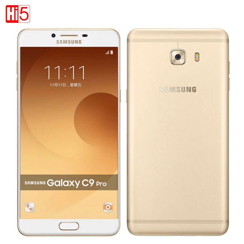 Samsung Galaxy C9 Pro C9000 Dual SIM 16MP Qualcomm Snapdragon восемь ядер 6 ''ГБ Оперативная память 64 ГБ Встроенная память Android 6,0 4000 мАч мобильного телефона