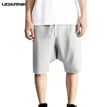 Высокие уличные мужские летние шорты длиной до колена, хлопковые, хип-хоп, модные, свободные, на шнурке, короткие, черные, серые, 201-999