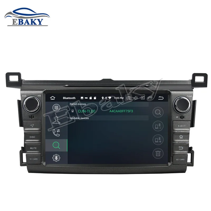 Excellent NaviTopia 8inch 4GB RAM 64GB ROM Octa Core Android 9.0 Car DVD Player For Toyota  RAV4 2013/Bluetooth/GPS 18