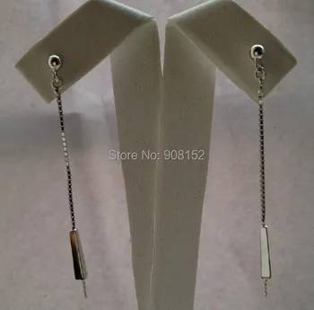 

[Earrings Mounting] Factory Price 925 silver Earring Mounting ,Pearl Earrings Dangle, Earring Line, sold by 5pairs-Free shipping