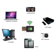 300 Мбит/с мини беспроводной USB WiFi адаптер Dongle 300 м сетевой LAN карты 802.11n g b