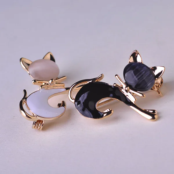 Женская эмалированная брошка в виде кота милый чехол с животным узором|jewelry tie|brooch