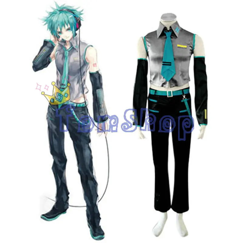 

Vocaloid Mikuo Cosplay Uniform Suit Full Set Men's Halloween Costumes High Quality Custom-made Free Shipping
