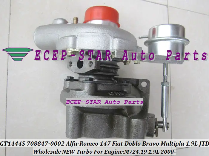 GT1444 708847-5002 s 708847-0002 708847-0001 708847 Turbo Турбокомпрессор Для альфа-Romeo 147 для Fiat Браво Doblo Multipla M724 1.9L