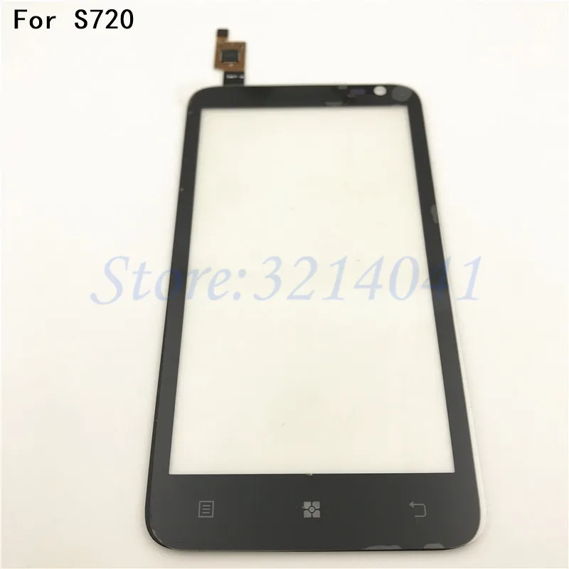 

4.5 inches Front touch screen For Lenovo S720 Touch Screen Digitizer Front Glass Lens Sensor Panel +With Logo