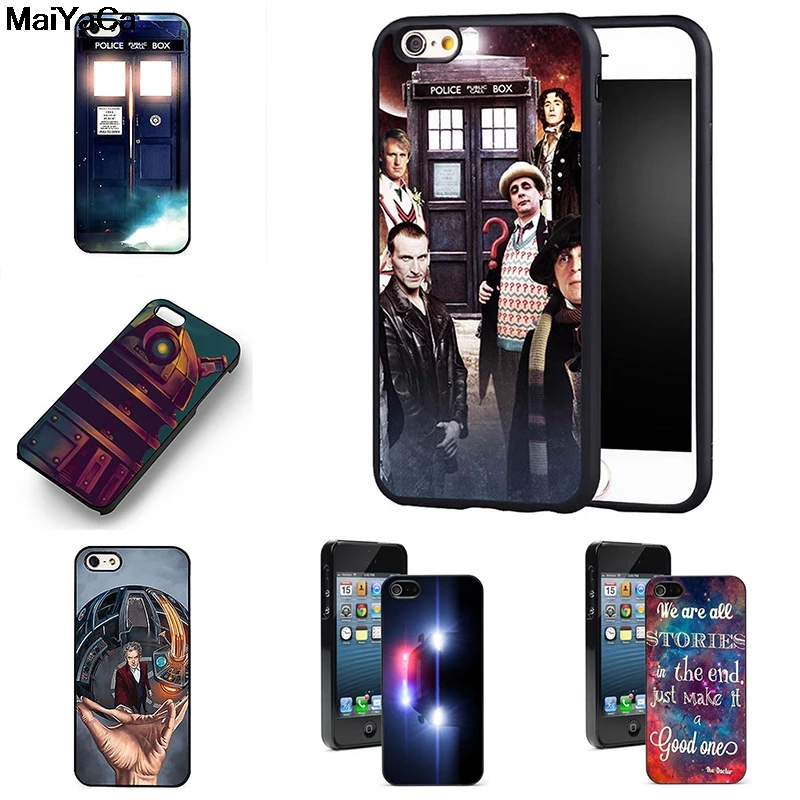 MaiYaCa Doctor Who TARDIS Matt Smith Optimist для Samsung S6 S7 S8 S9 plus edge Note черный мягкий чехол телефона