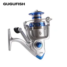 Gugufish металлическая проволока чашки рыбалка колесо прялки Рыбалка влево/правой Рыболовные катушки 1000-6000 серии