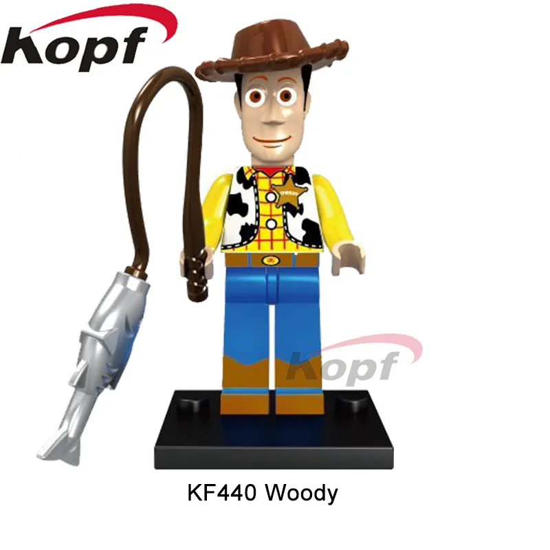 

Single Sale Woody's Roundup Jessie Toy Story Figures Cartoon Buzz Lightyear Bricks Building Blocks Children Toys Gift KF440