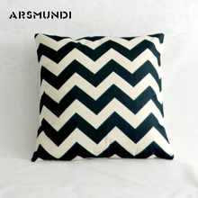 Geometric Pattern Cushion Cover Stripe Rhombus Linen Pillowcase Square Printed Throw Pillow Sofa Chair Cushion Case Home Decor stylish mosaic rhombus pattern square shape flax pillowcase without pillow inner