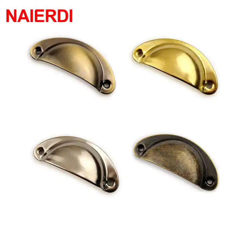 Naierdi 5pcs Mini Antique Cabinet Pulls Retro Drawer Door Box