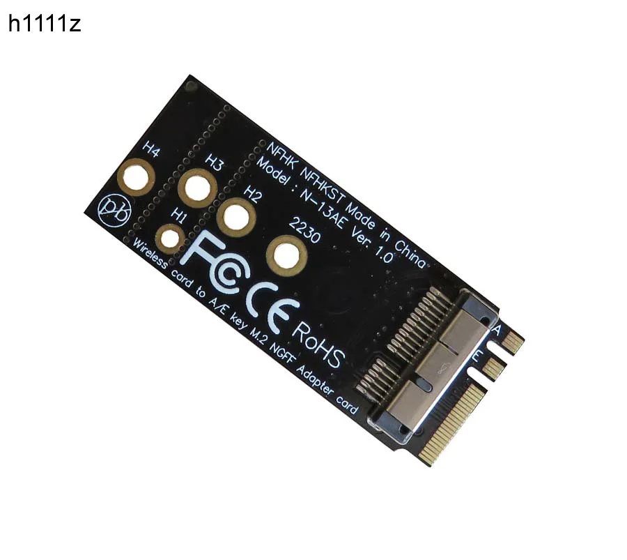 H1111Z новый модуль беспроводной карты 12 + 6 Pin Bluetooth Wifi для NGFF M.2 A/E адаптера ключа