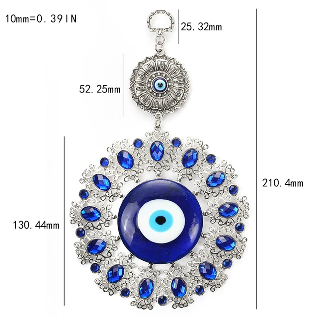 Lucky Eye Glass Colorful Beads Bracelet Adjustable Turkish Evil Eye Beaded  Bracelet for Women Girls Men Fashion Jewelry BE636