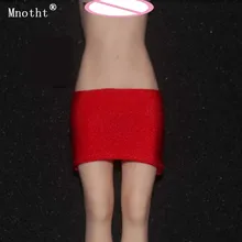 Mnotht 1/6 Female Clothing Annex Short Tube Mini Skirt Pack Hip 6 Style Fit 12 Inch PH Soldier Action Figure Collection Toy m2n