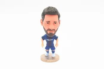 

2pcs/lot Soccer Player Star C.RONALDO & MESSI 6.5 Action Dolls Figurine