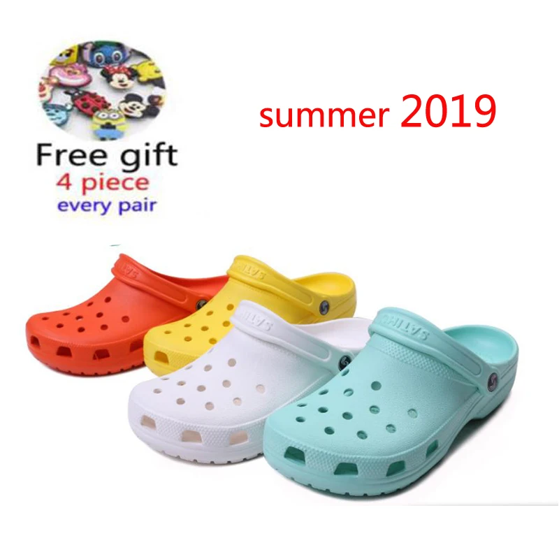 Comprar RYAMAG Slip On Casual Garage zuecos zapatos impermeables mujeres Classic Nursing zuecos Hospital mujeres Trabajo sandalias médicas