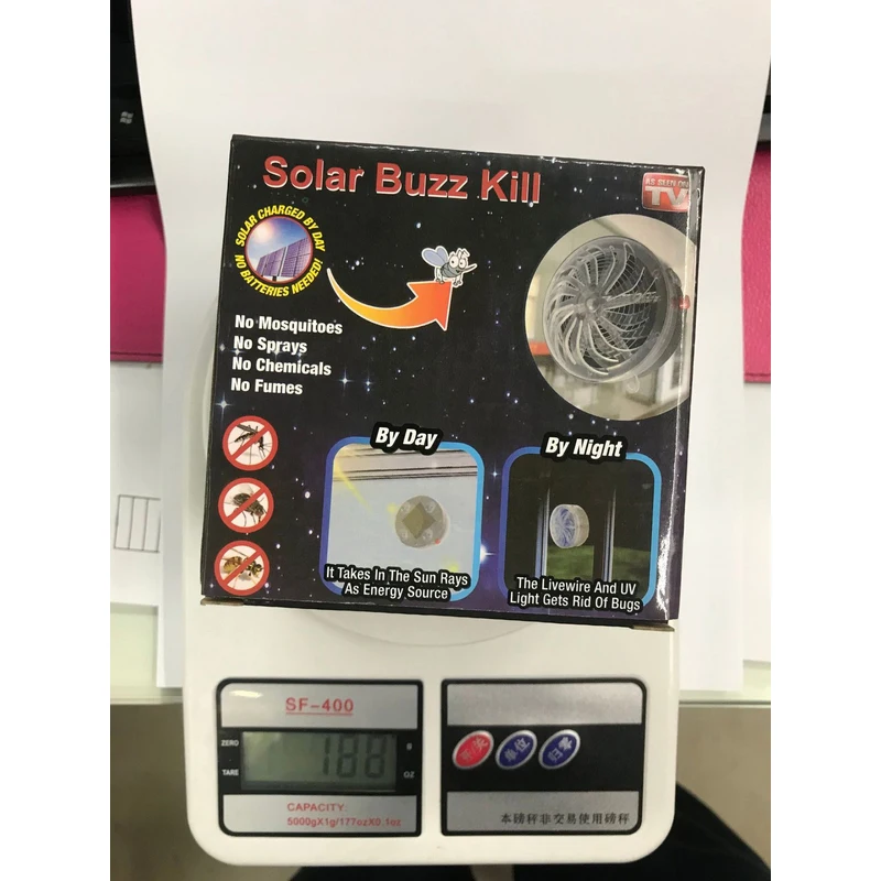 Summer Solar Powered Mosquito Killer UV Light Fly Insect Bug anti-Mosquito LAMP for Home kitchen Zapper Killer Indoor outdoor (5)