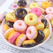 10 шт. слизи амулеты имитация пончика смолы Пластилин слизи аксессуары бисер изготовление принадлежности DIY Скрапбукинг ремесла