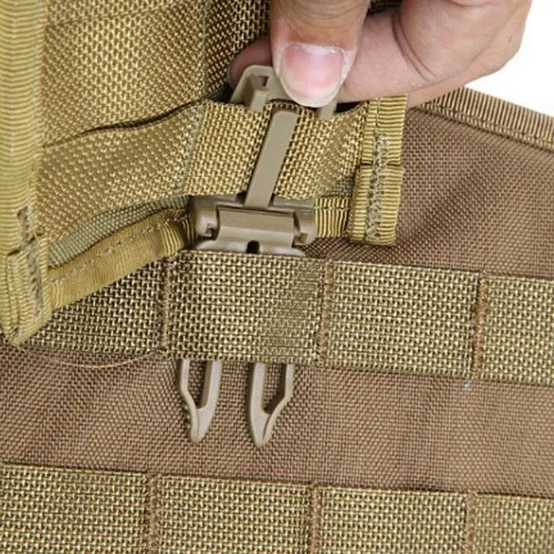 

Tactical EDC Molle Belt Connect Buckle Clip Strap Clip Quick Sliding Camping & Hiking 1 Pcs Backpack Belt Buckles