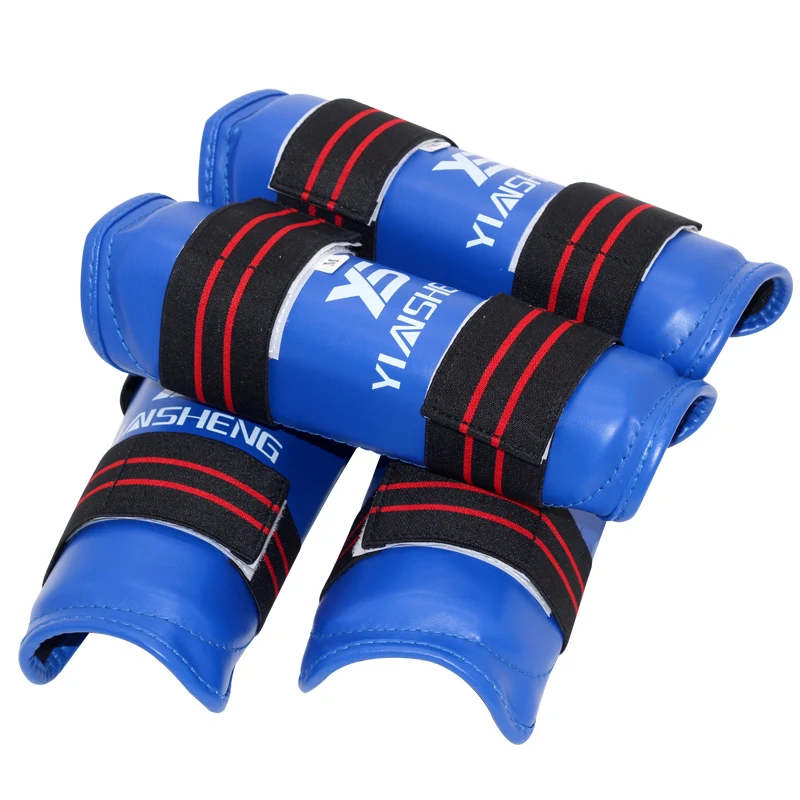 Защитные щитки для тхэквондо защита кикбоксинга Санда боксерские леггинсы