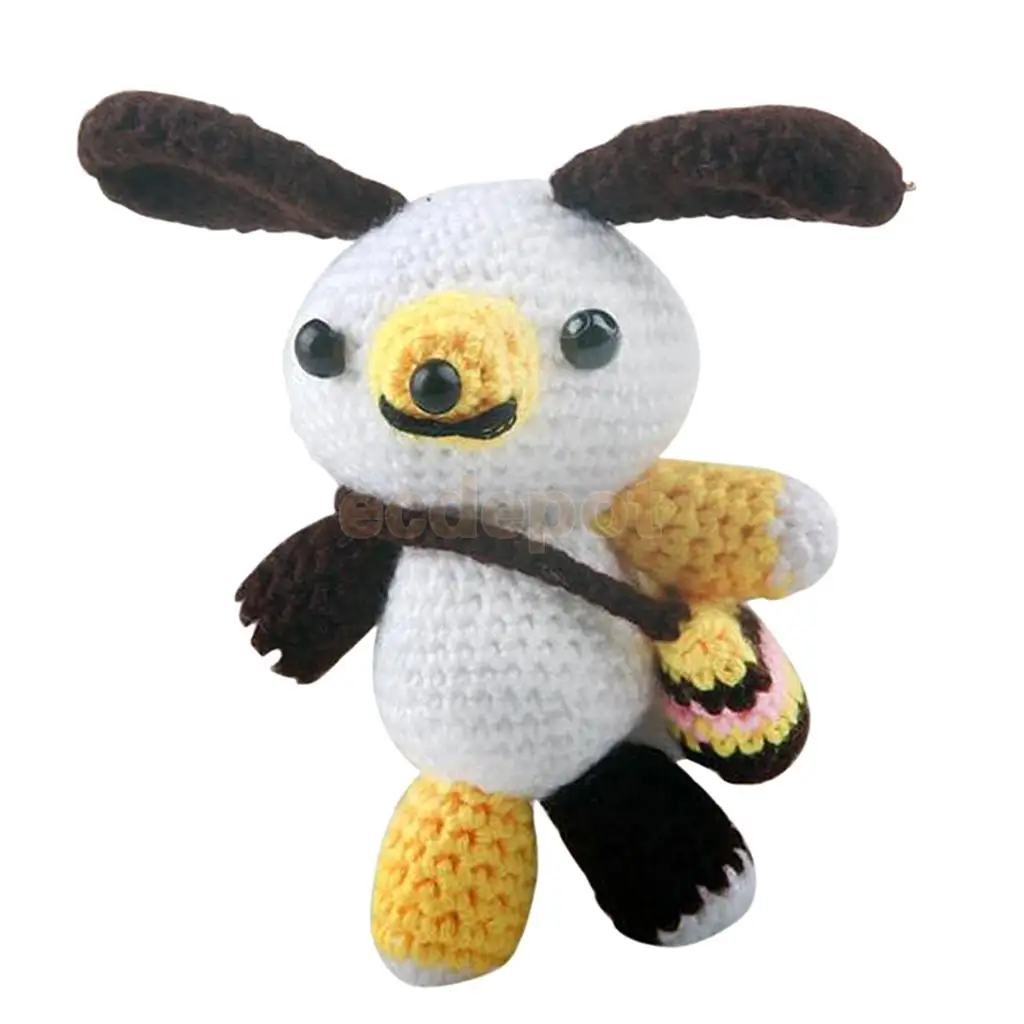 fityle Handmade DIY Dog Doll Toy Crochet Kit Amigurumi Kit hand eye coordination for Kids Beginners Crafts Sewing Tools