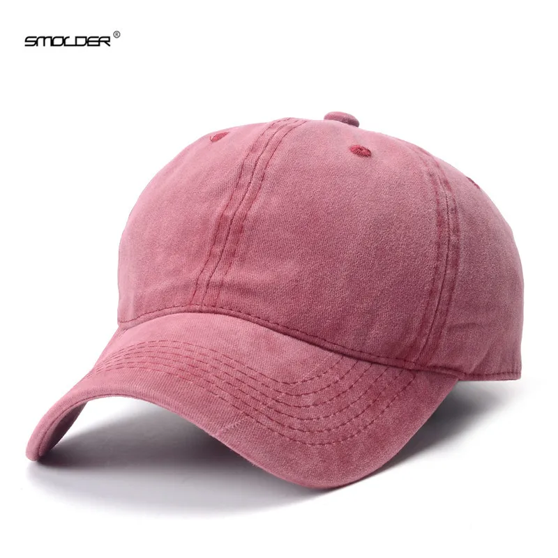 

[SMOLDER] Top Brand New Solid Baseball Cap Fitted Cotton Snapback Caps Hip Hop Hats for Men Women 8 Colors Available