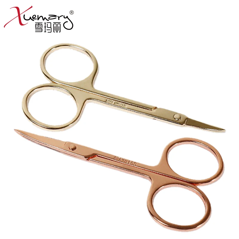 Xuemali Free Shipping eyelash scissors for Eyebrow Trimming Nose